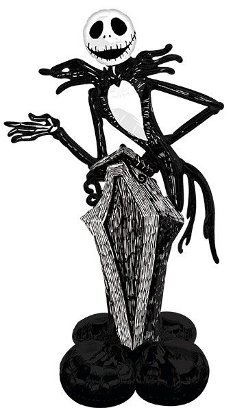 Jack Skellington Gravestone Airloonz Foil Balloon (64 Inch)