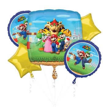 Mario Bros Bouquet Kit