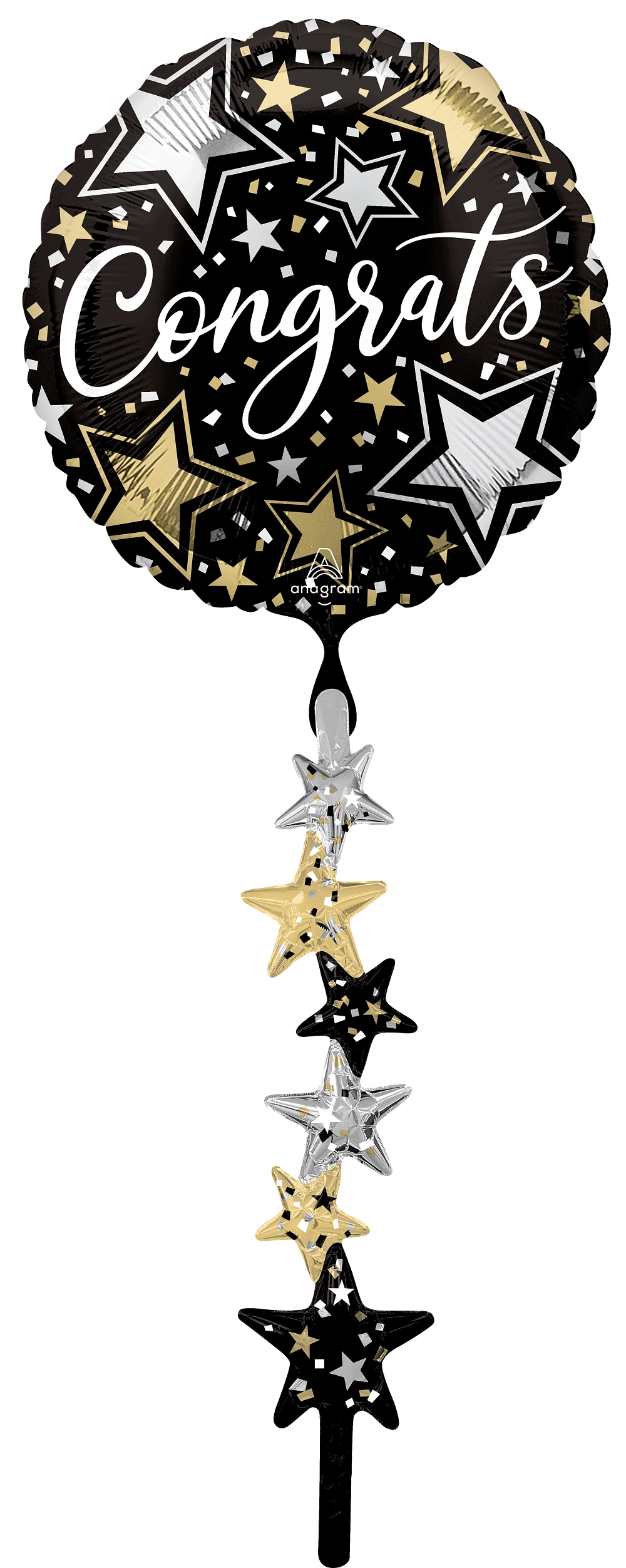 Graduation Tails Airwalker 67" Foil Balloon