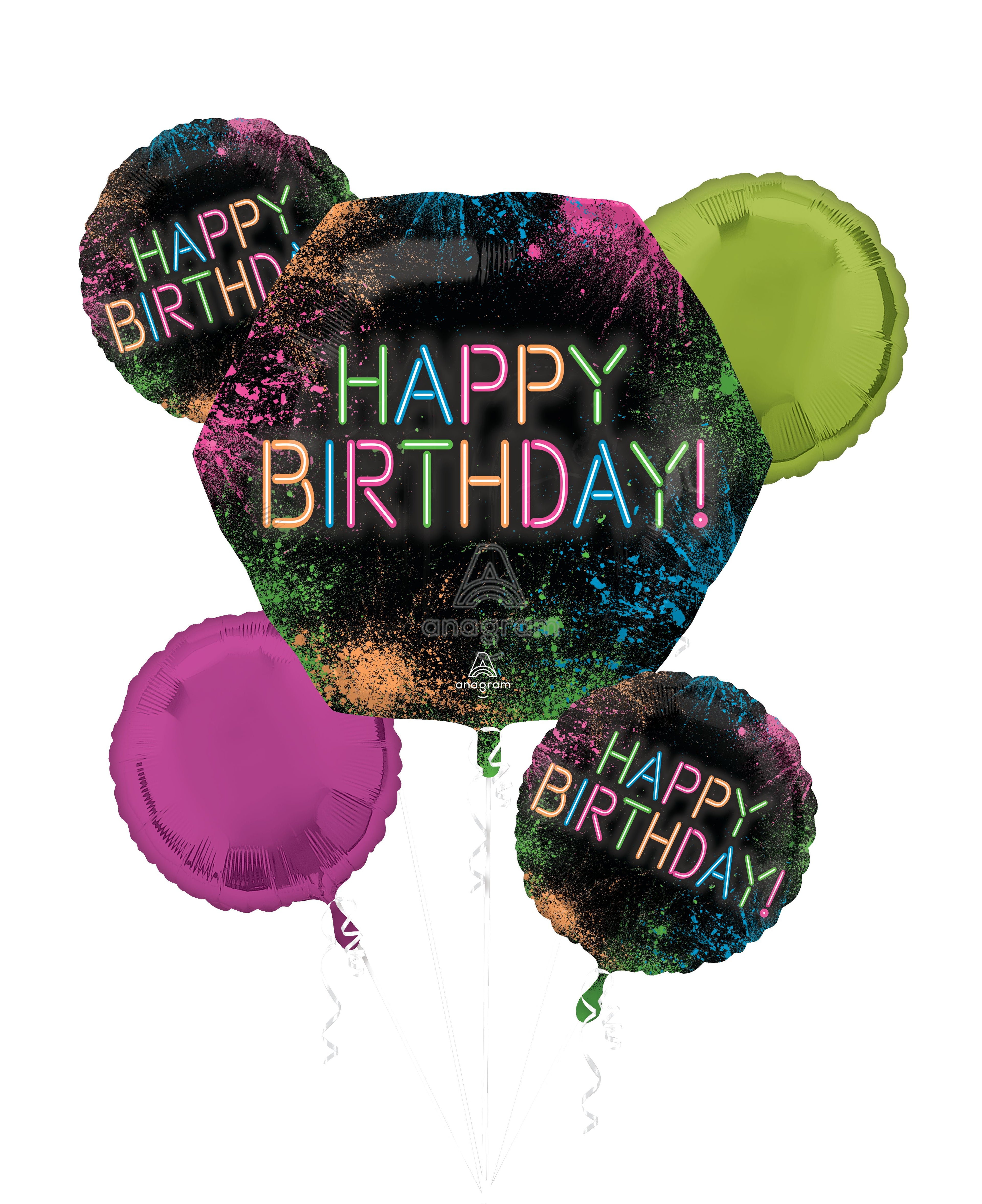 Let's Glow Crazy Neon Birthday Bouquet Kit