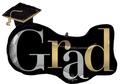 Class Dismissed Elegant Grad Balloon