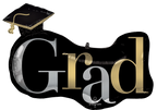 Class Dismissed Elegant Grad Balloon
