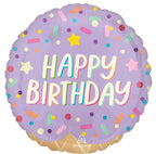 Happy Birthday Ice Cream Party Balloon (18 Inch)