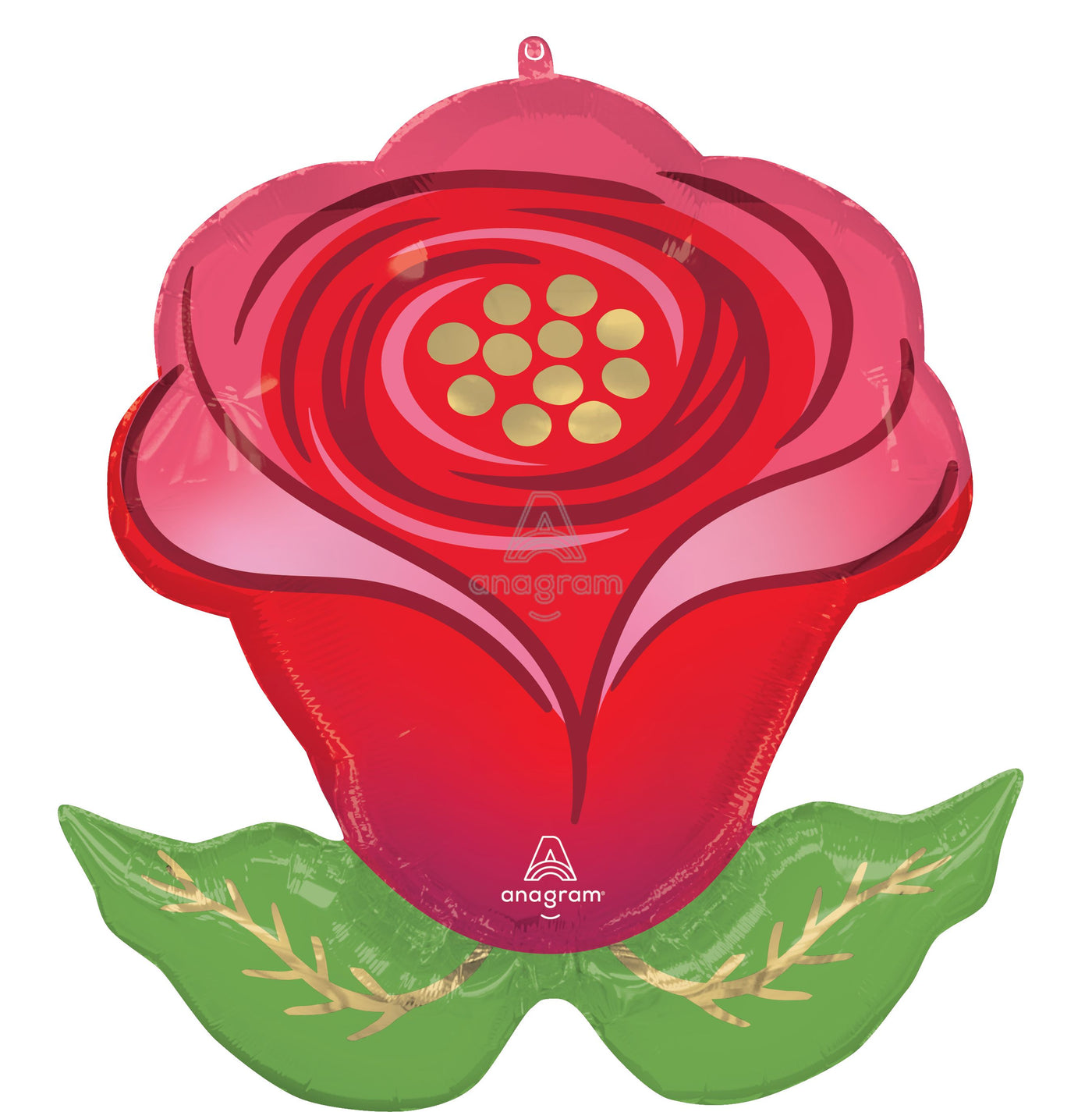 Flowering Red Rose Balloon (30 Inch)