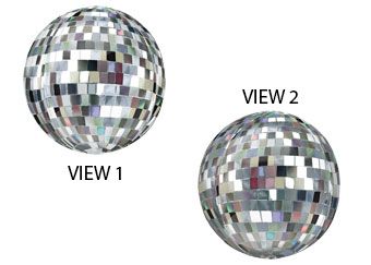Orbz Disco Ball Balloon (16 Inch)