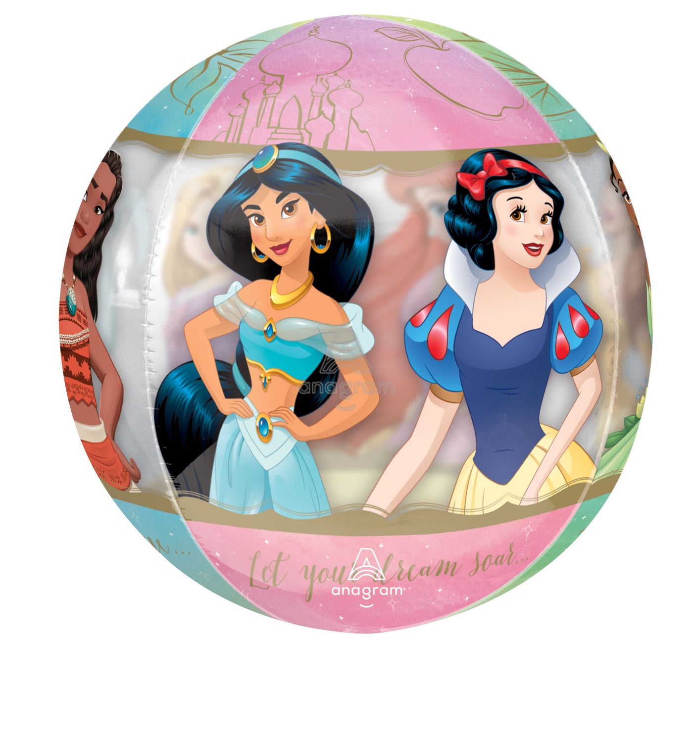 Disney Princesses Once Upon A Time Clearz Balloon (15 Inch)