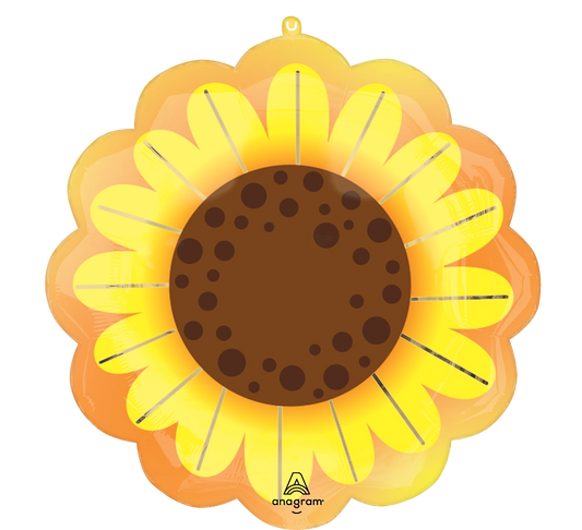 Sunflower Glow Foil Balloon