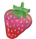 Holographic Strawberry Foil Balloon (27 Inch)