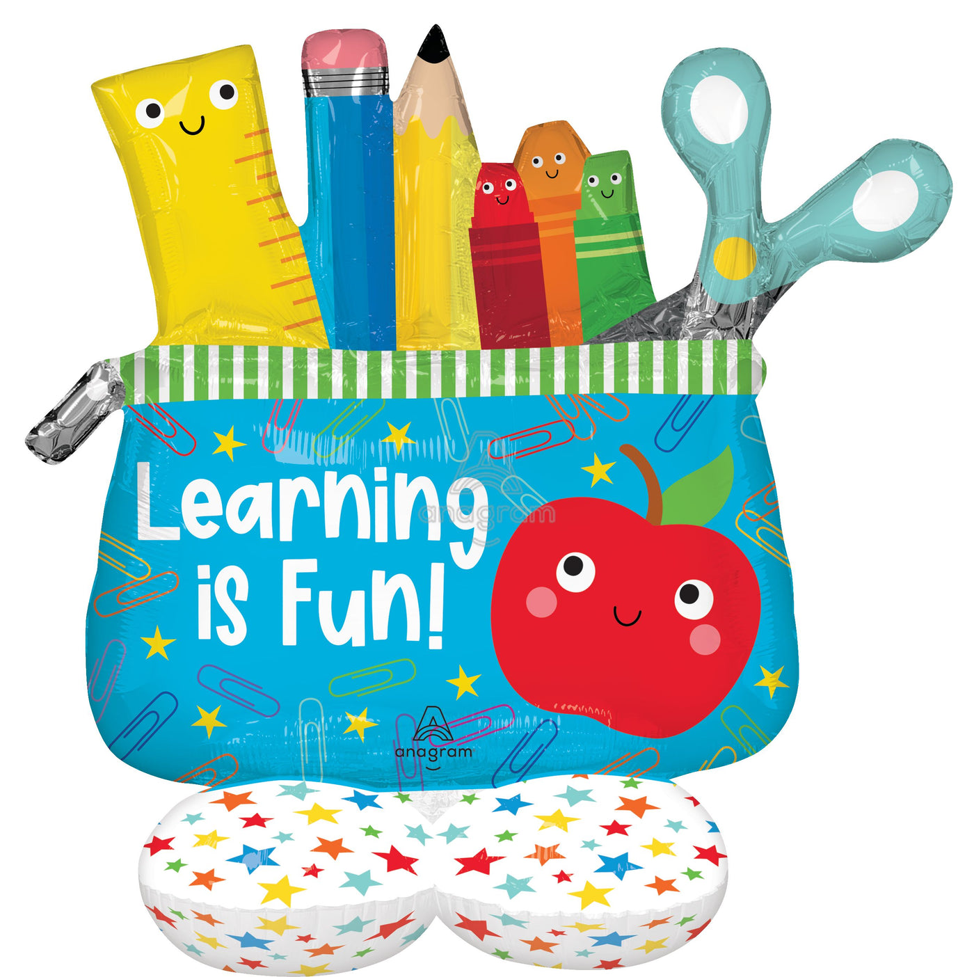 Learning is Fun Pencil Case Airloonz Balloon (32 Inch)