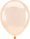 Clear Orange Latex Balloon (11 Inch)