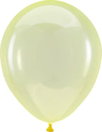 Clear Yellow Latex Balloon (11 Inch)