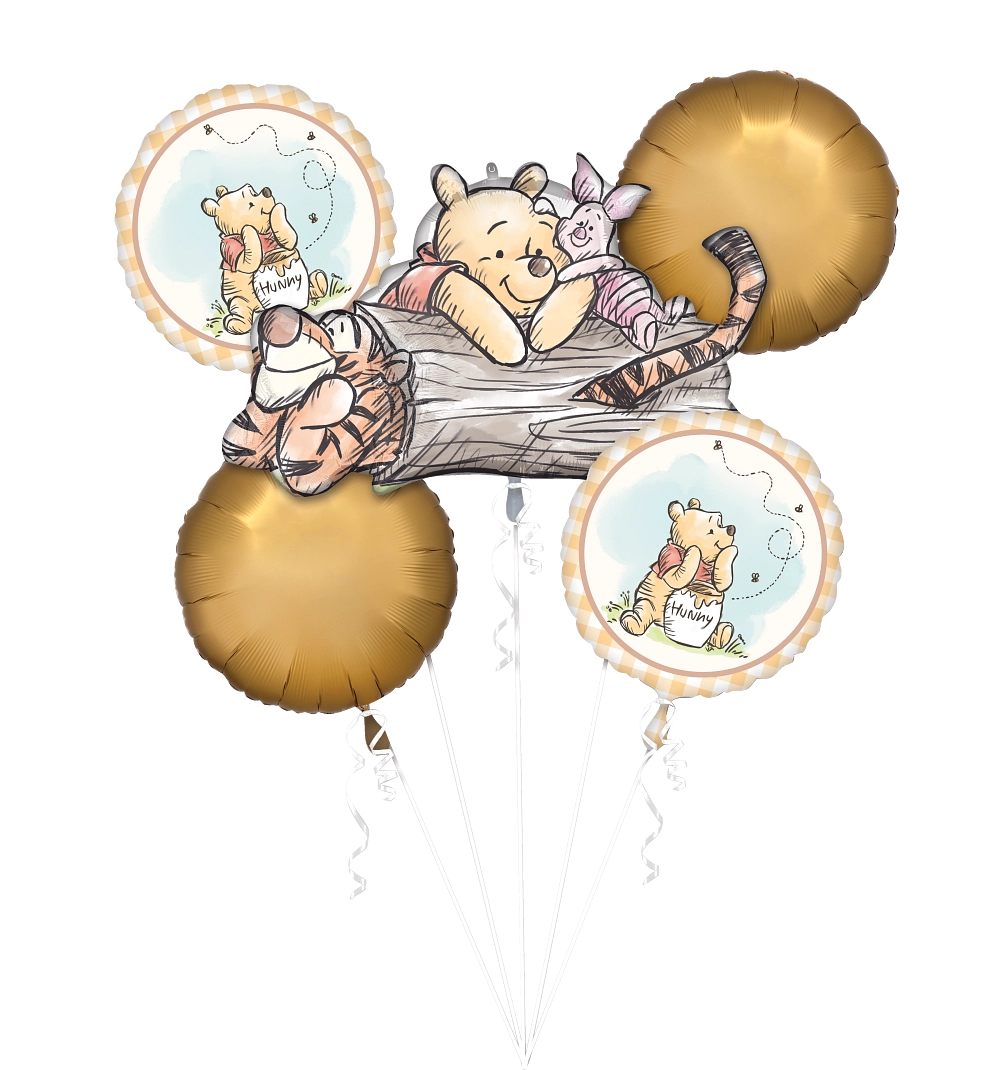 Winnie the Pooh Bear Bouquet Kit