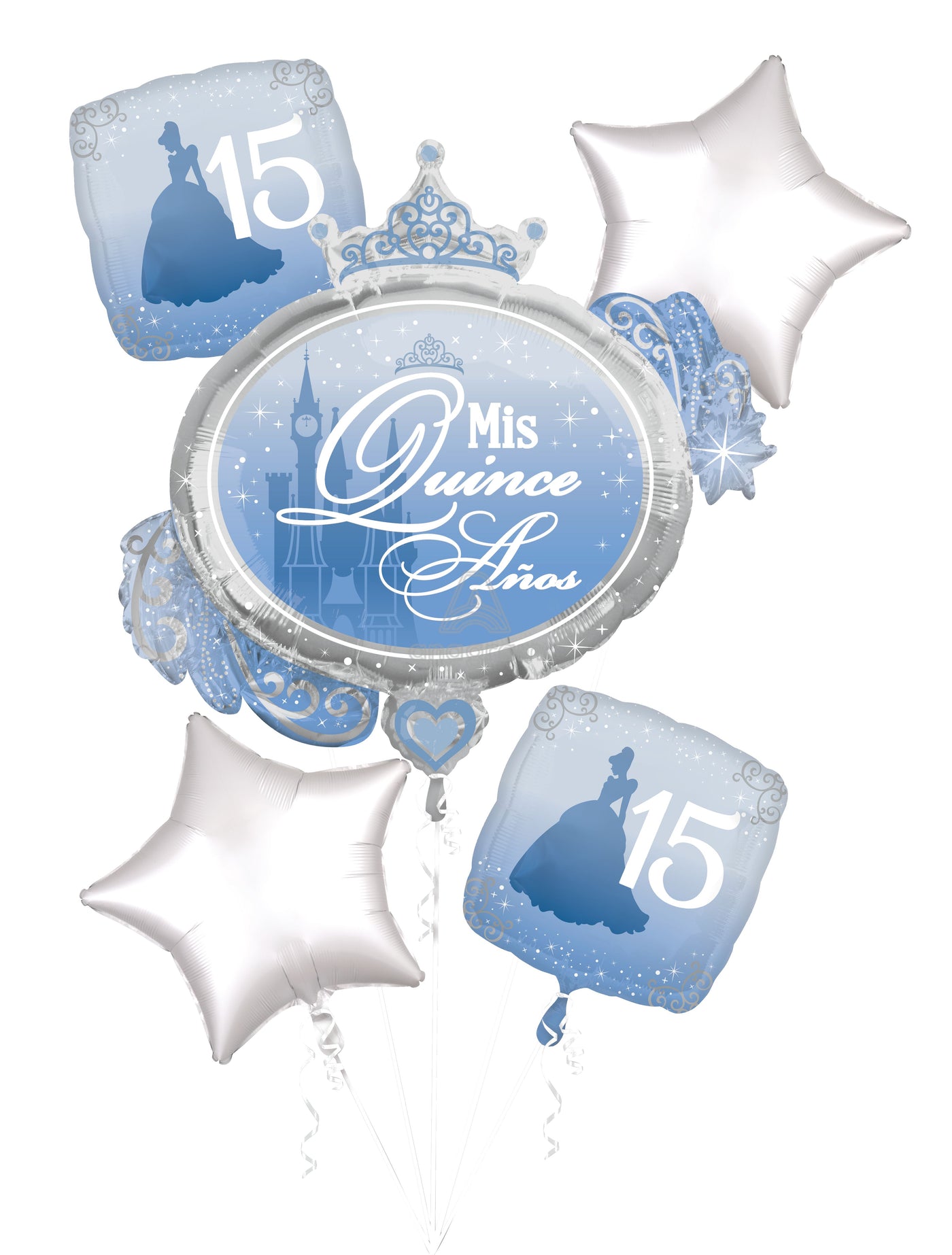 Cinderella Mis Quince Anos Bouquet (5 Pack Kit)
