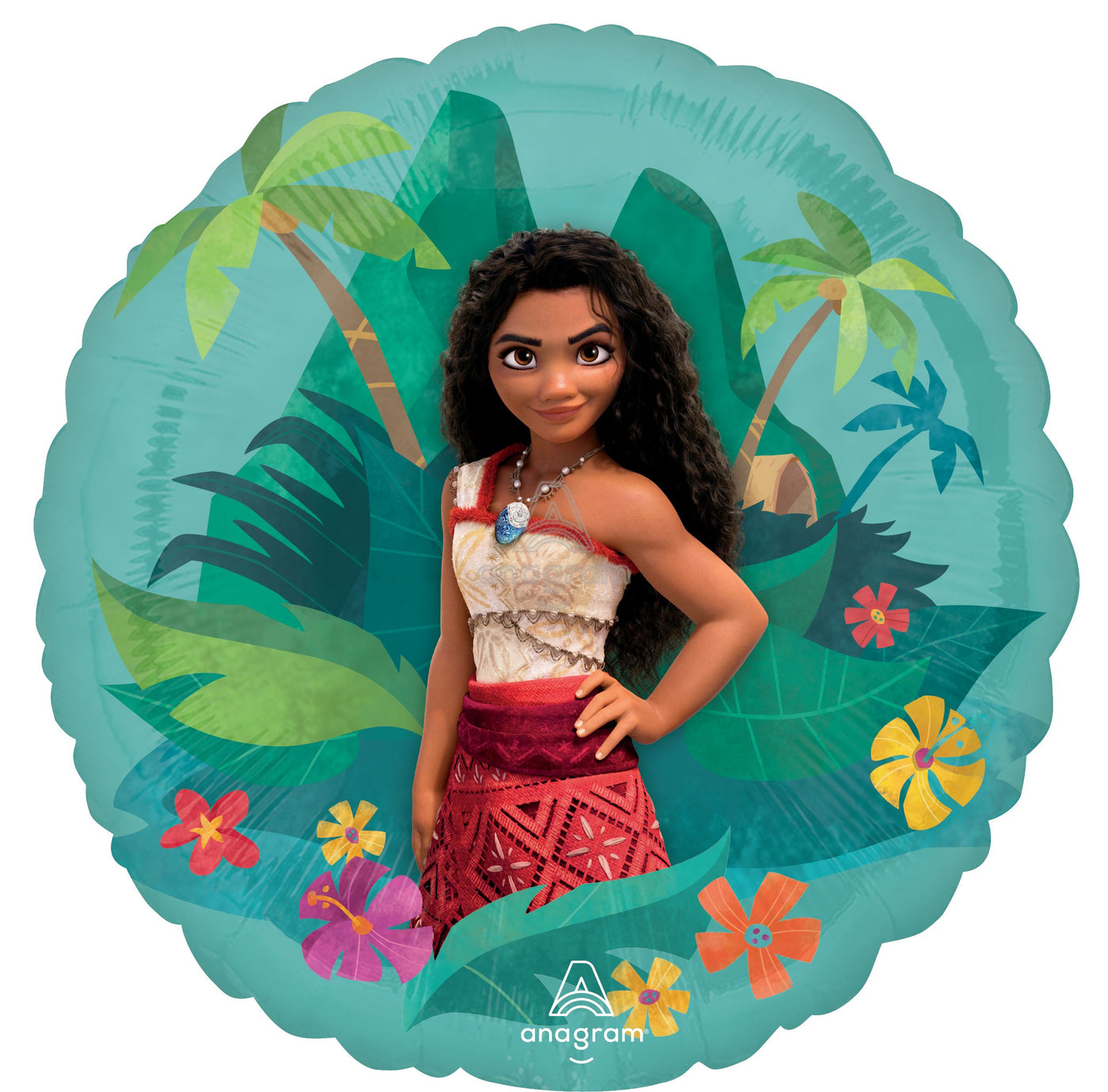 Moana Big Sis and Little Sis Foil Balloon (18 Inch)