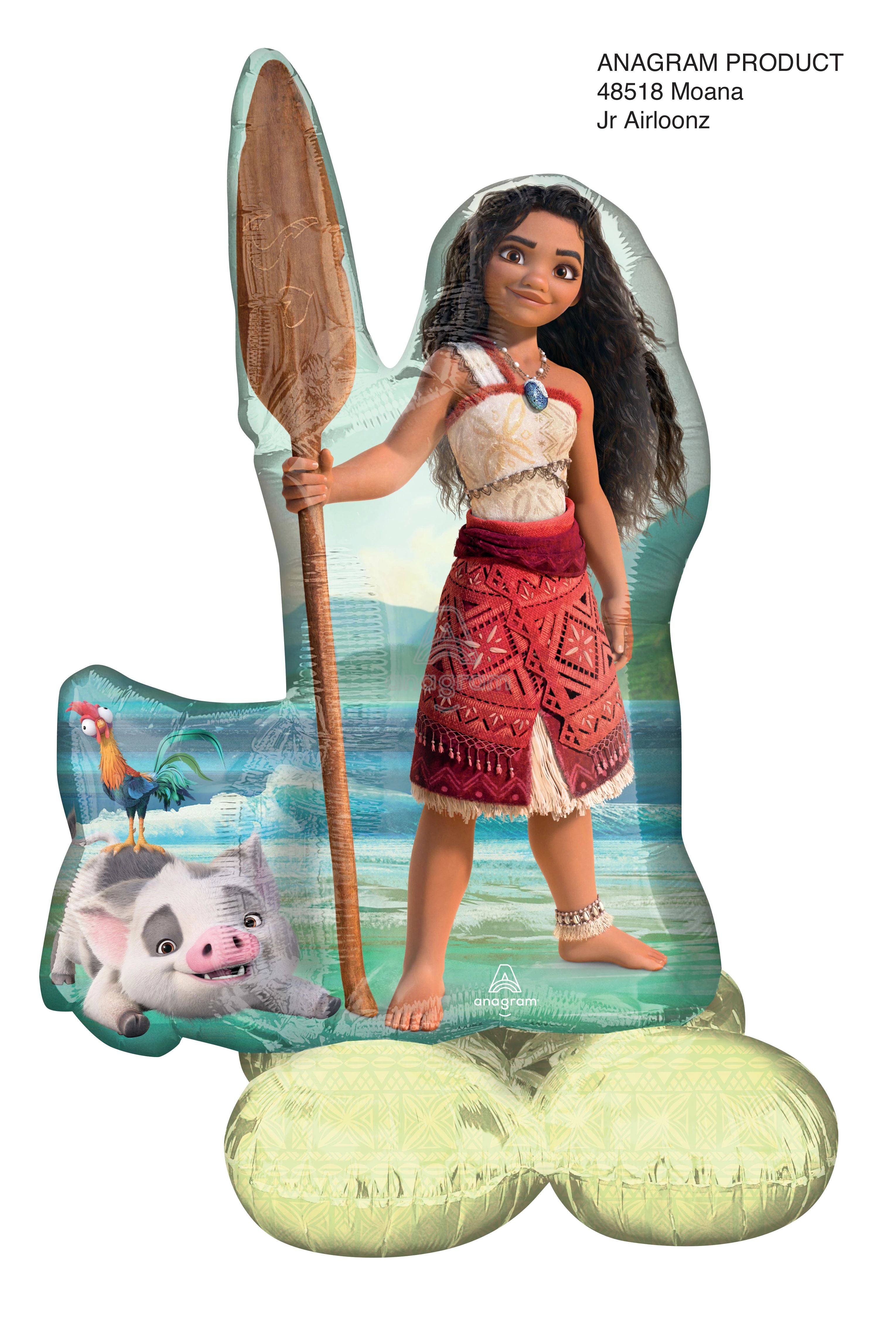 Moana 2 Jr. Airloonz 39" Foil Balloon
