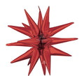 Air-Filled, Non-Floating, RED Magic Star Balloon (35 Inch)