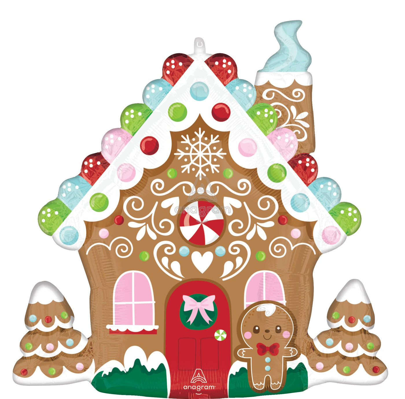 Gingerbread House Balloon (27 Inch)