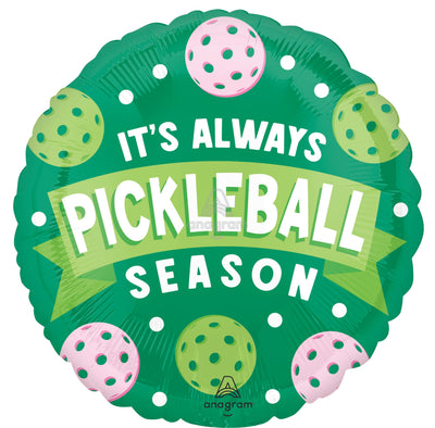 It's Always Pickleball Season Balloon (18 Inch)