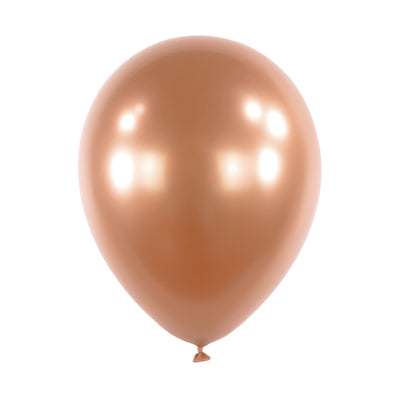 Small Satin Rose Gold Latex Balloon (11 Inch)