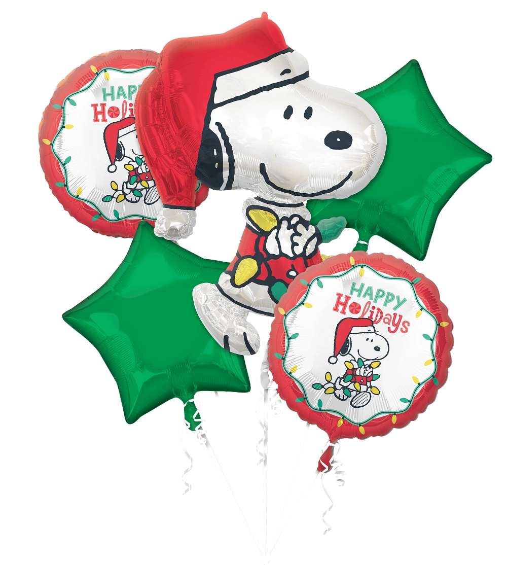 Snoopy Peanuts Christmas Bouquet