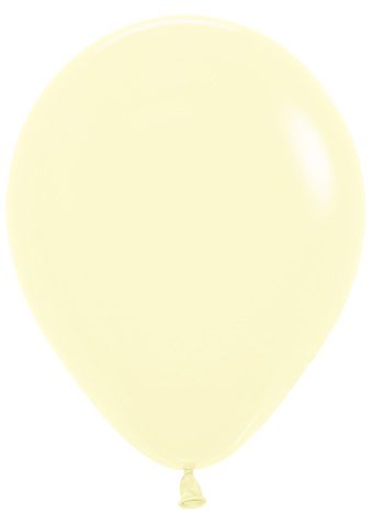Small Pastel Yellow Latex Balloon (11 Inch)