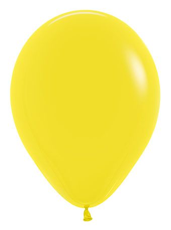 Small Yellow Latex Balloon (11 Inch)