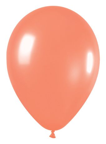 Small Neon Orange Latex Balloon (11 Inch)