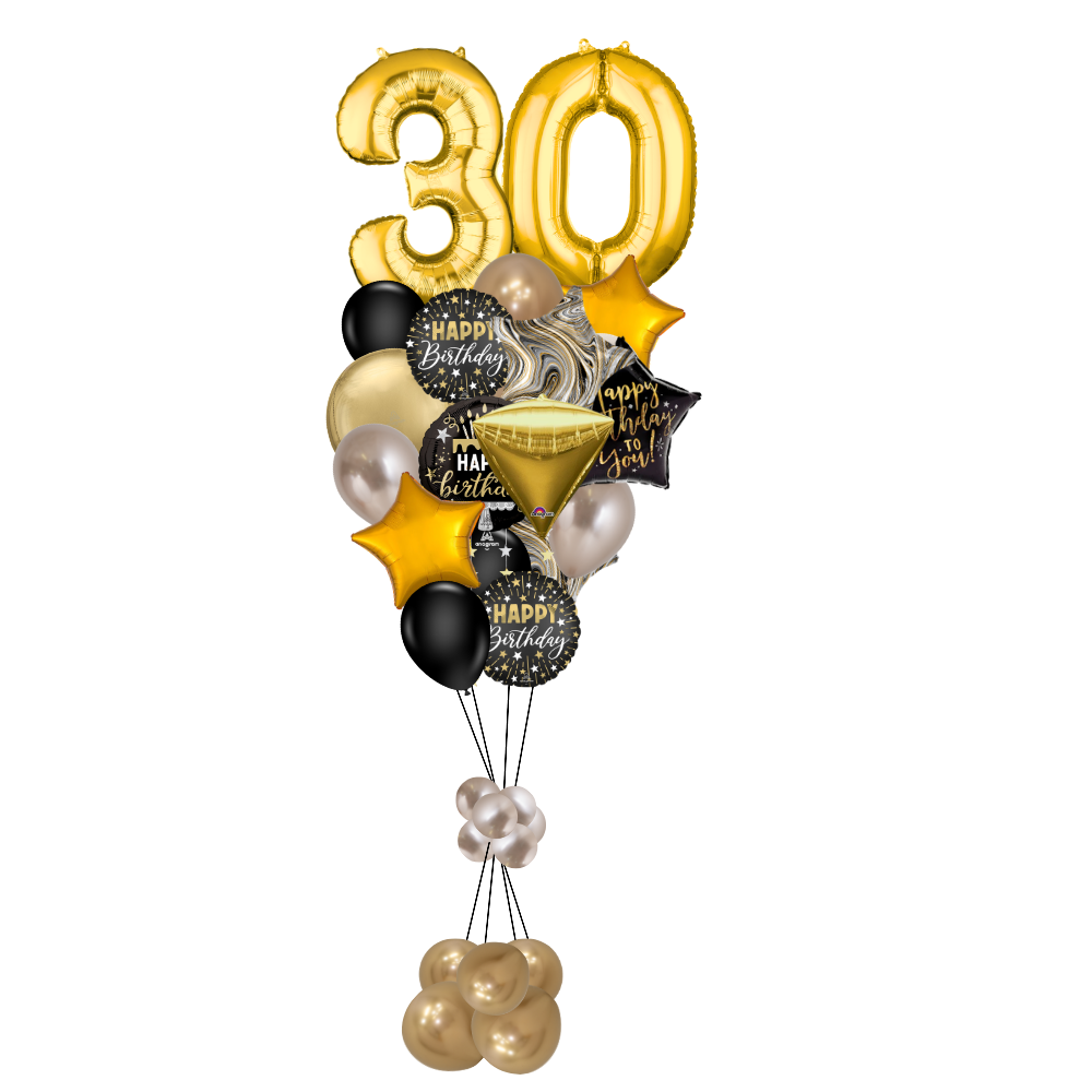 30th Birthday Elegant Age Designer's Choice Bouquet