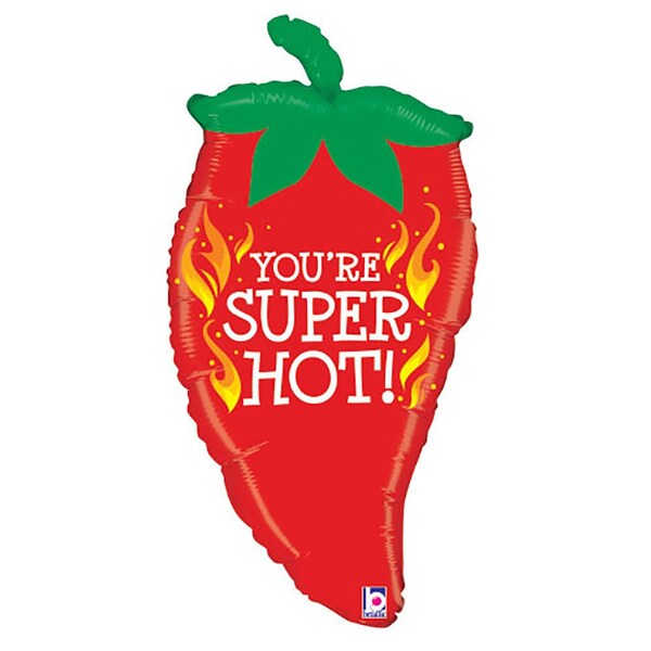 You're Super Hot Chili Pepper Foil Balloon (32 Inch)