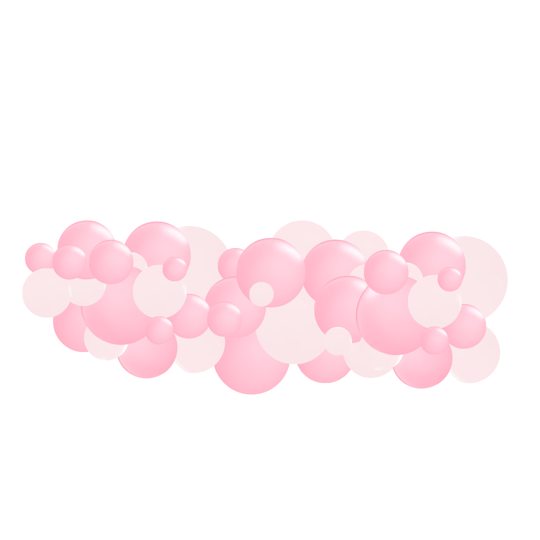 Monochromatic Light Pink Garlands