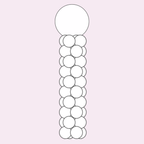 Custom 5 Foot Classic Balloon Column