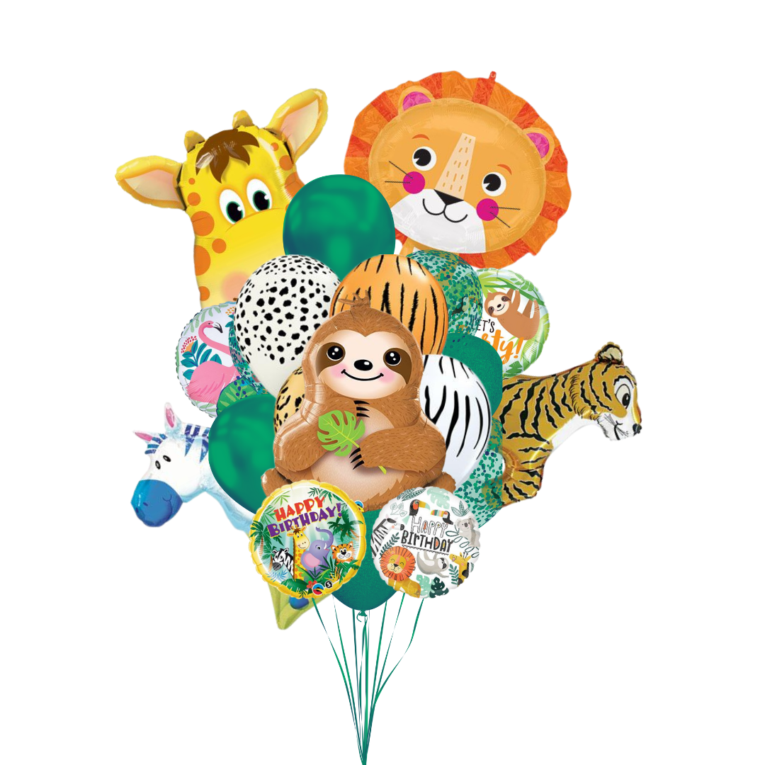 Jungle Animals Birthday Staff Designed Bouquet