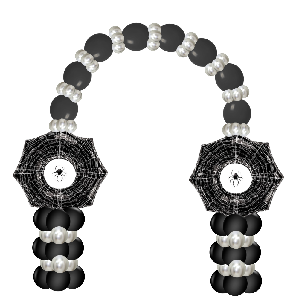 Spider Webs Halloween Single Door Linking Arch