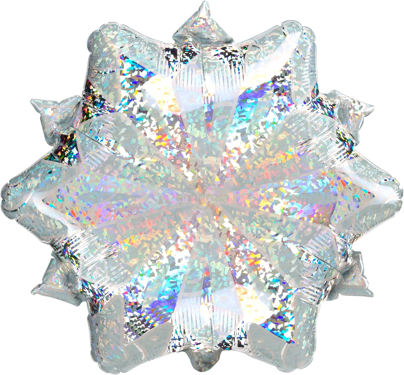 White Christmas Snowflake Balloon (18 Inch)