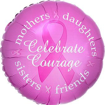 Mothers & Daughters Breast Cancer 18" Pink Ribbon (D)