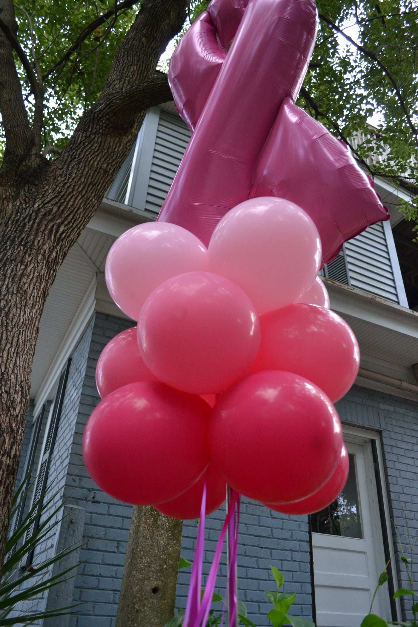 Small Hot Pink Latex Balloon (11 Inch)