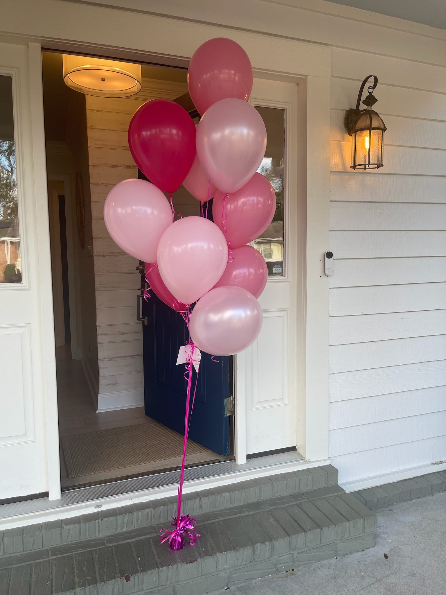 Mixed Pinks 5 Piece Latex Bouquet