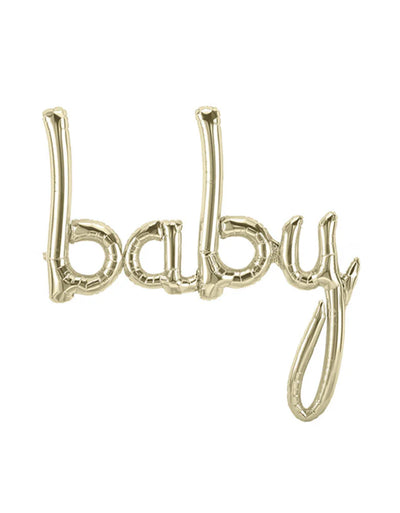 Baby Word Script Banner Balloon (39 Inch)