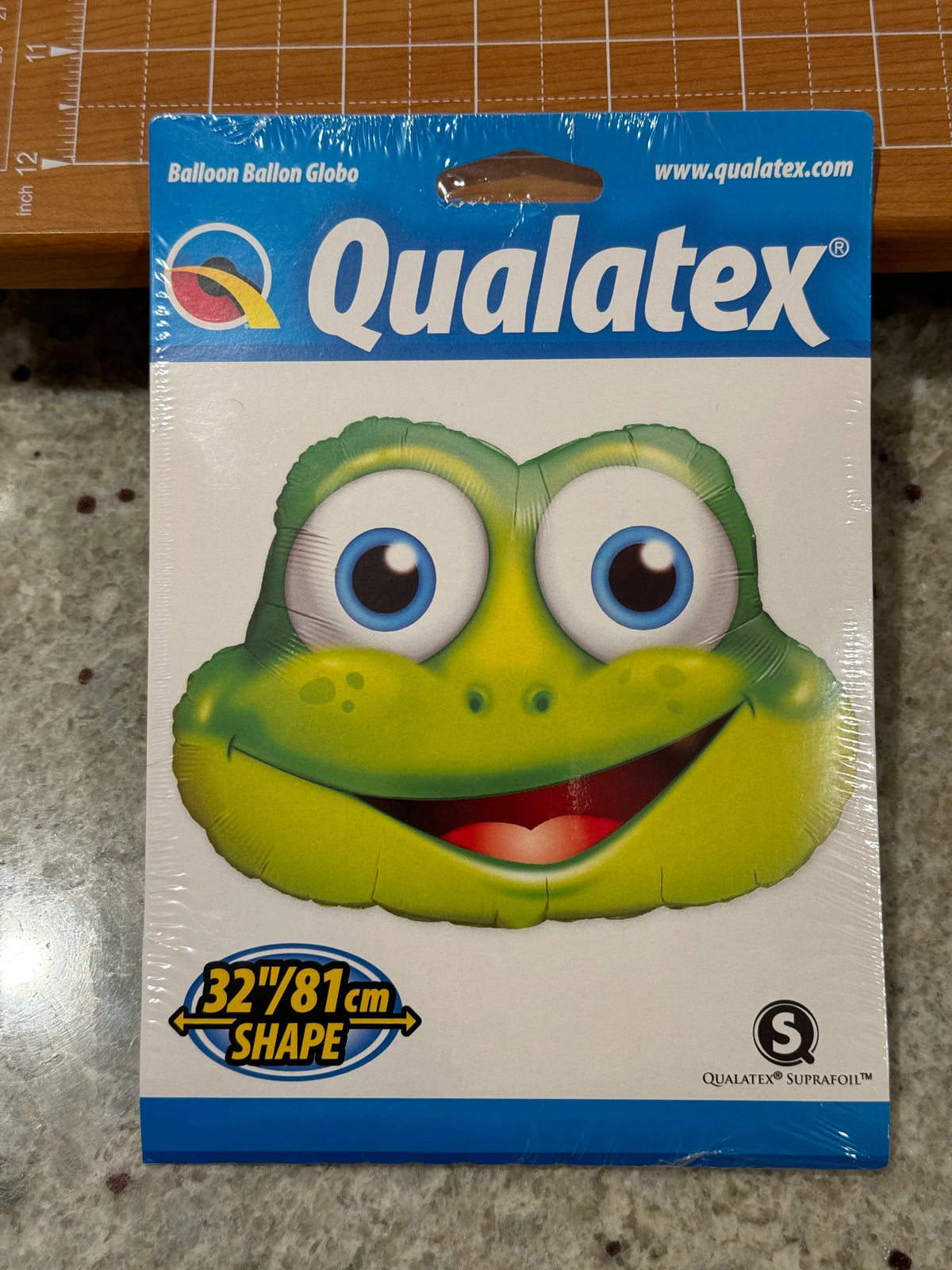 Happy Frog Foil Balloon