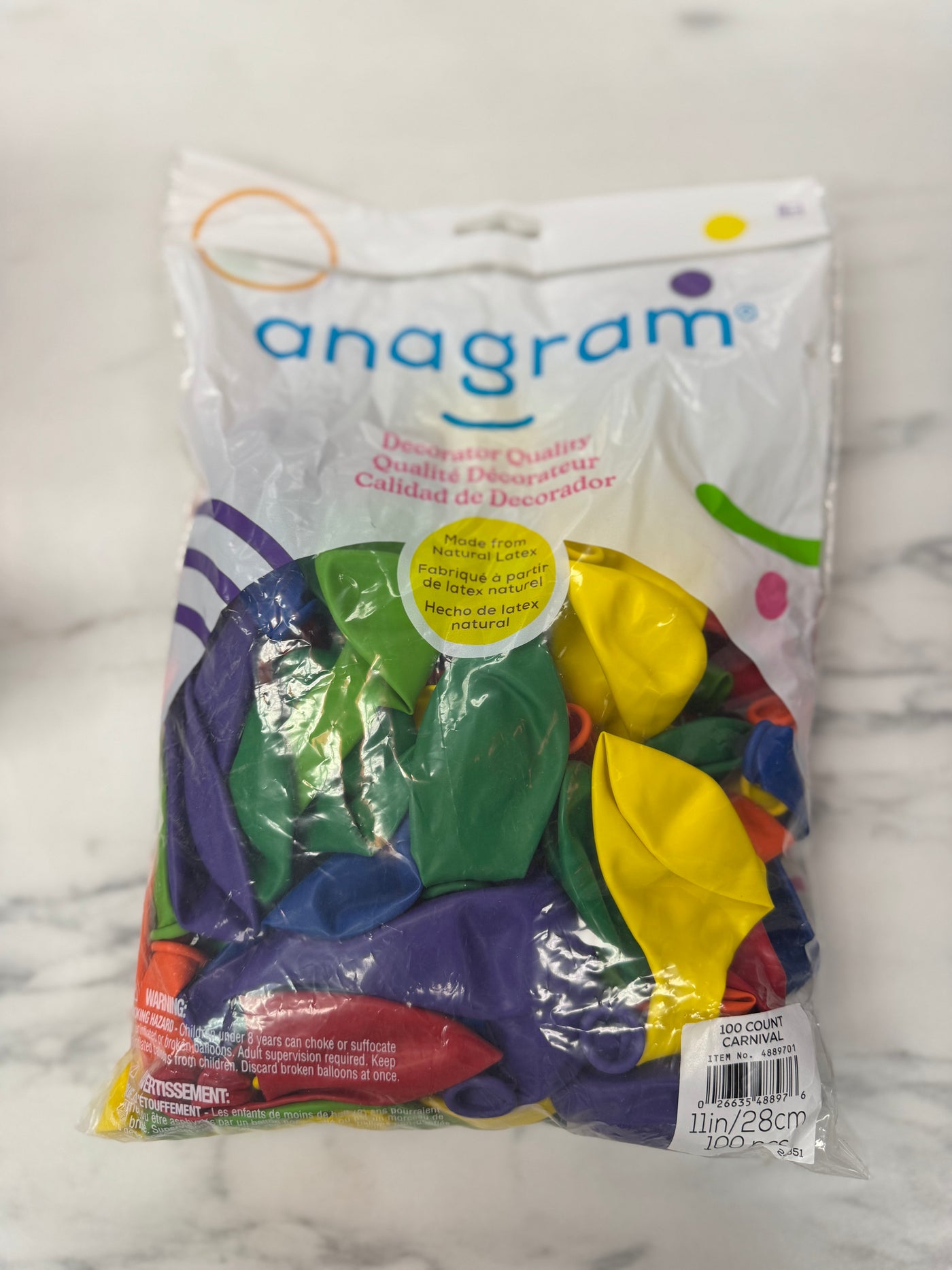 Carnival 11" Mixed Latex Bag