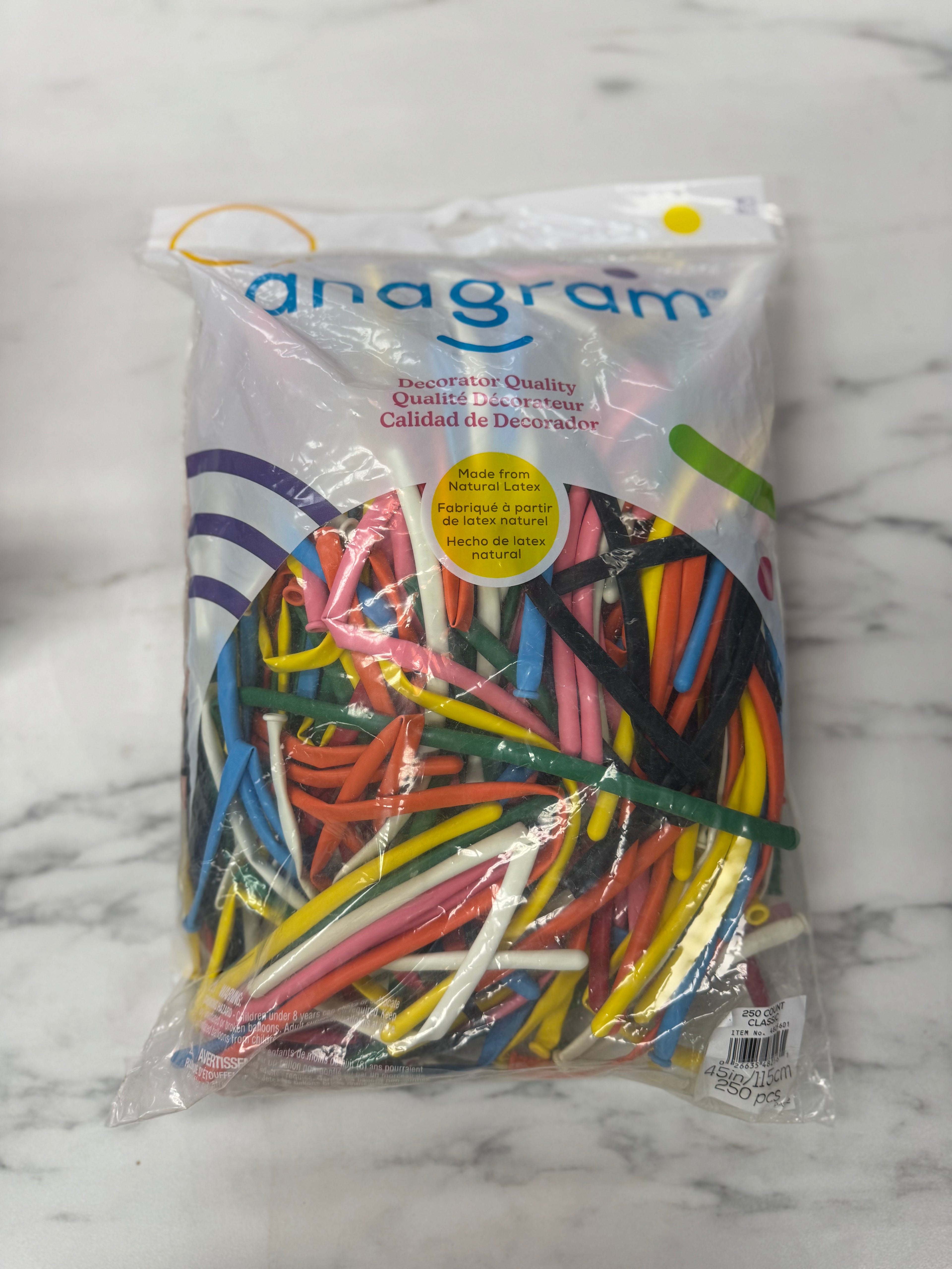 Classic 260 Mixed Twisting Latex Bag