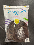 Chocolate Brown Solid 360 Twisting Latex Bag