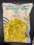 Pearl Light Yellow Solid 11" Latex Bag