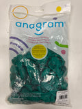 Crystal Clearz Green Solid 5" Latex Bag