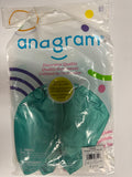 Pearl Robin's Egg Blue-Green Solid 24" Latex Bag