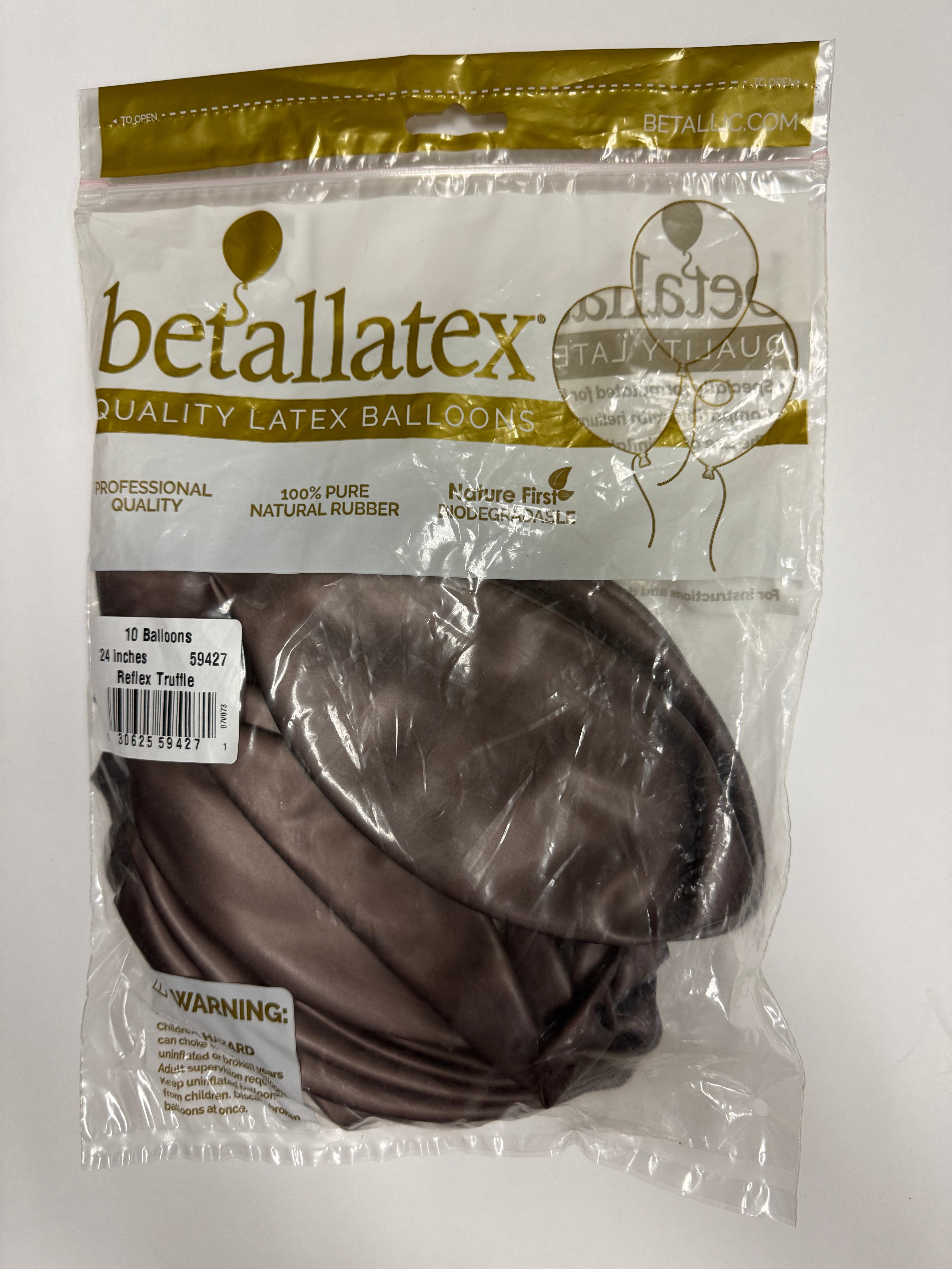 Reflex Truffle Brown Solid 24" Latex Bag