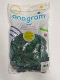 Metallic Festive Green Solid 5" Latex Bag