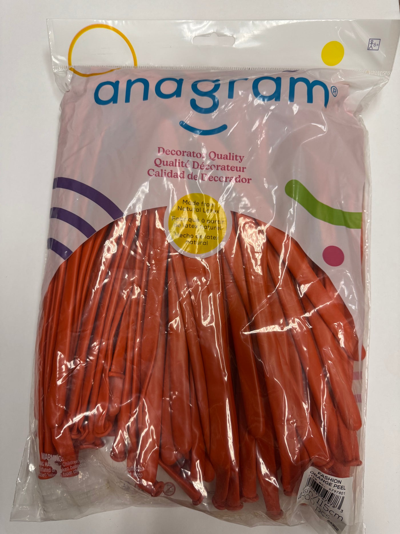 Fashion Orange Peel Solid 360 Twisting Latex Bag