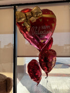 Ombre Valentine's Day Bow Foil Balloon (34 Inch)