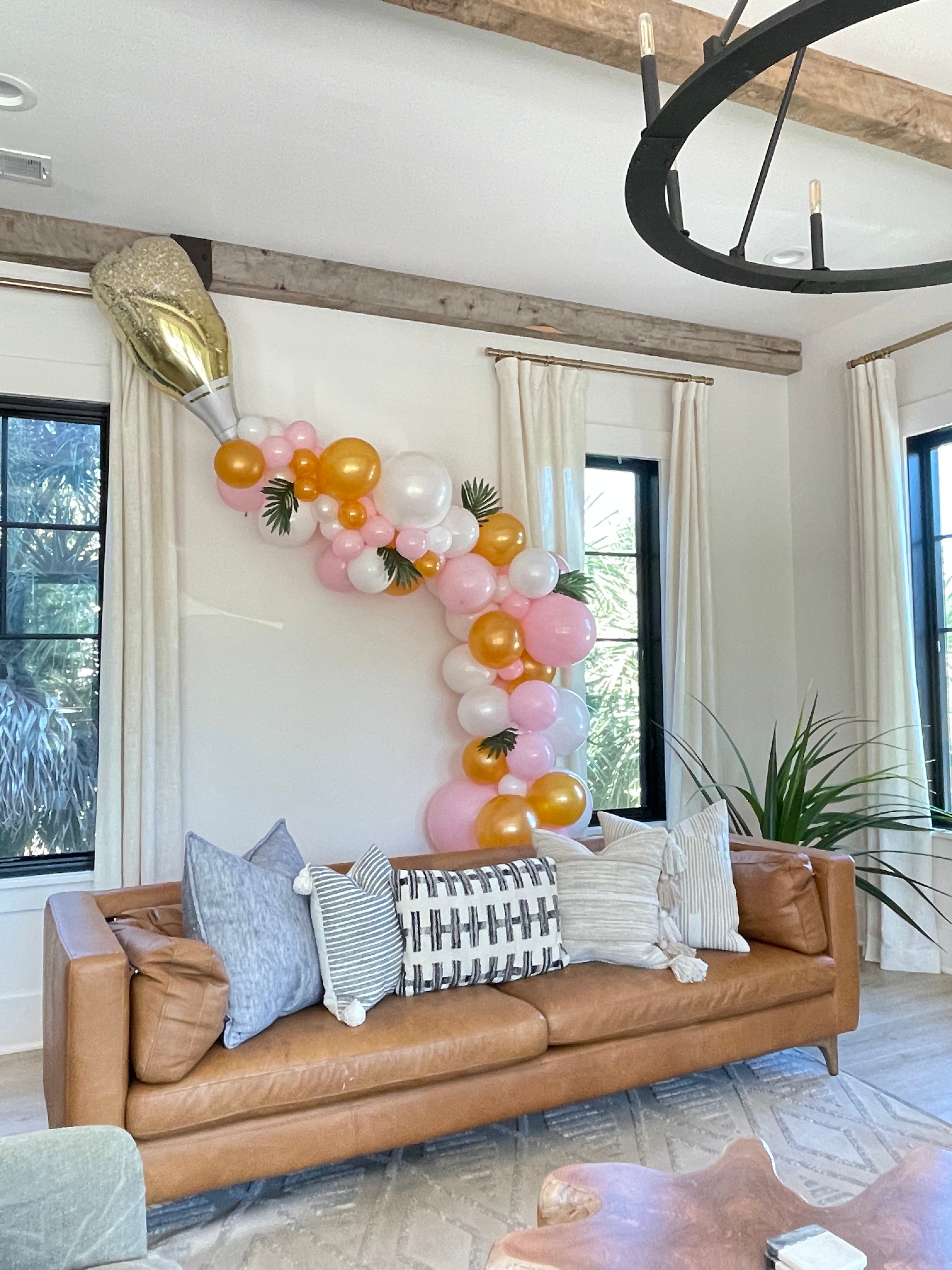 Pink, White & Gold Garland